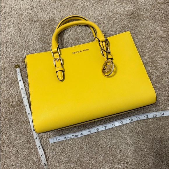 Michael Kors Yellow Satchel - Picture 5 of 8